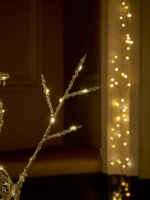 Twisted Wire LED Light Up Snowman