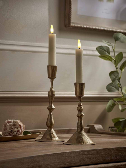 Two LED Dinner Candles - Small