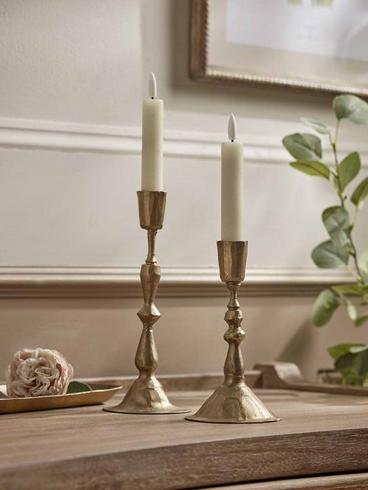 Two LED Dinner Candles - Small