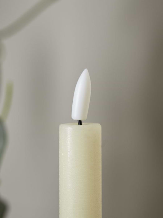Two LED Dinner Candles - Large
