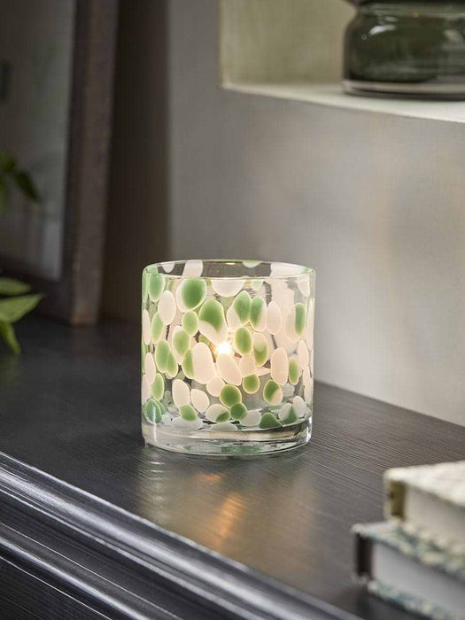 Confetti Glass Tealight Holder