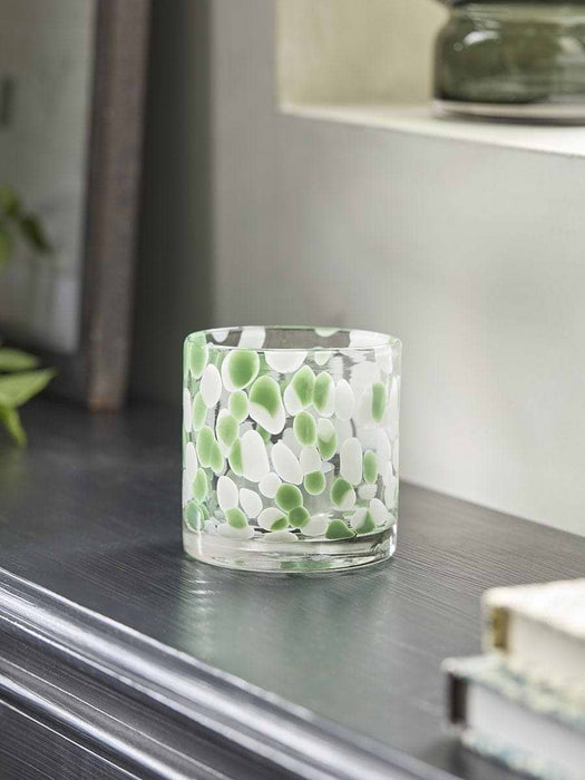 Confetti Glass Tealight Holder