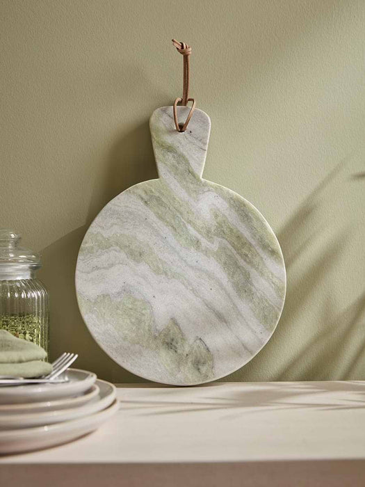 Olive Marble Serving Board - Round