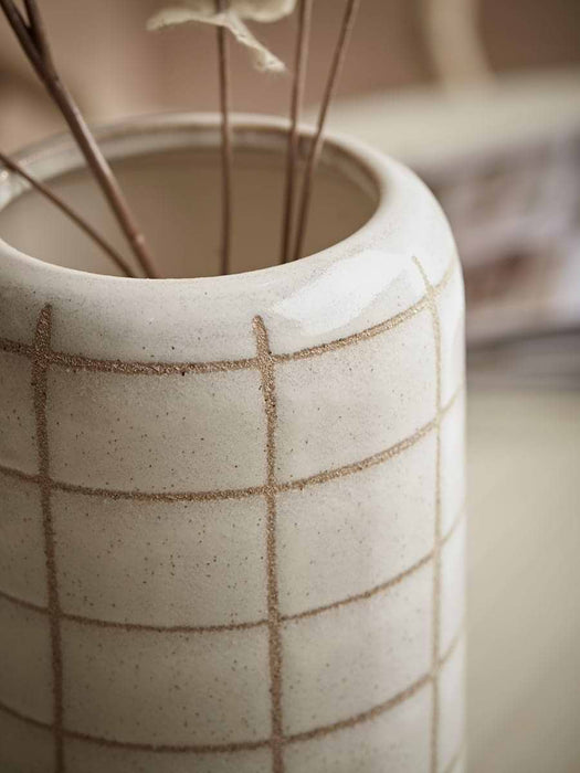 Windowpane Ceramic Vase