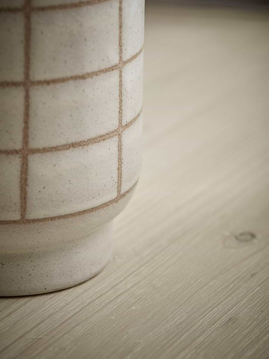 Windowpane Ceramic Vase