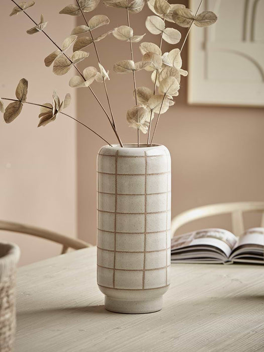 Windowpane Ceramic Vase