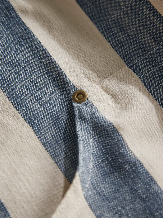 Cotton Apron - Nautical Stripe
