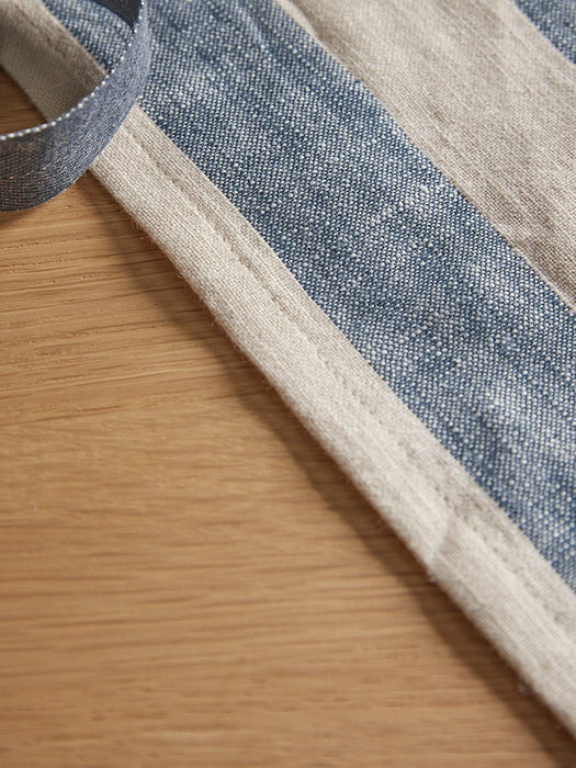 Cotton Apron - Nautical Stripe