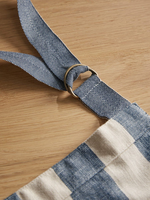 Cotton Apron - Nautical Stripe