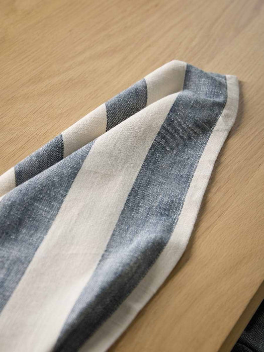 Two Cotton Tea Towels - Nautical Stripe