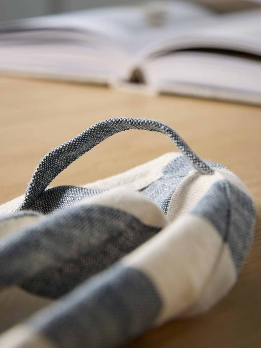 Two Cotton Tea Towels - Nautical Stripe