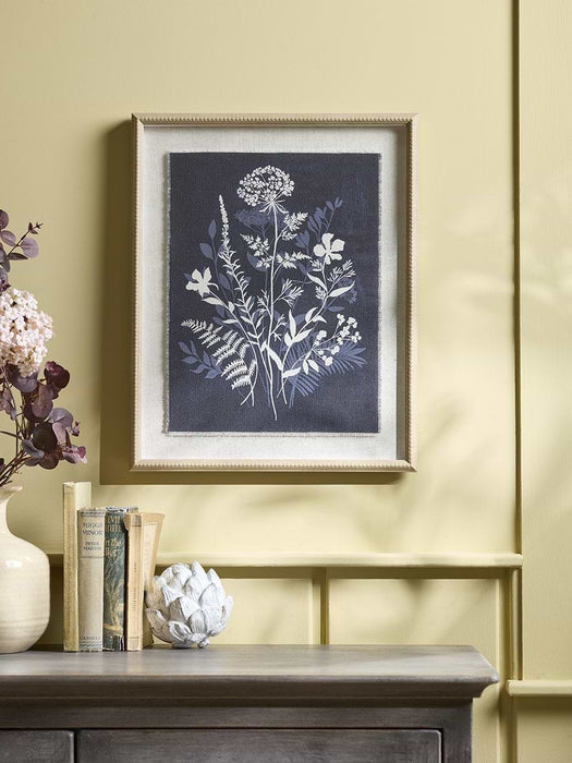 Framed Wildflower Linen Print