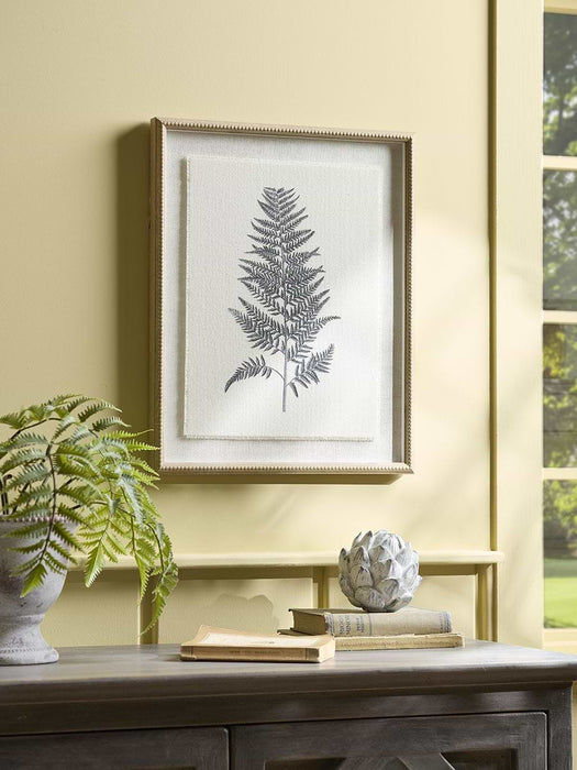 Framed Fern Linen Print