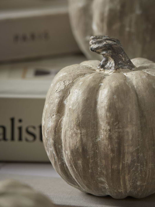 Six Miniature Rustic Wooden Pumpkins