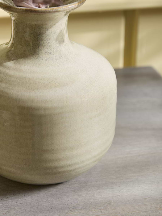 Brindle Reactive Glaze Bottle Vase