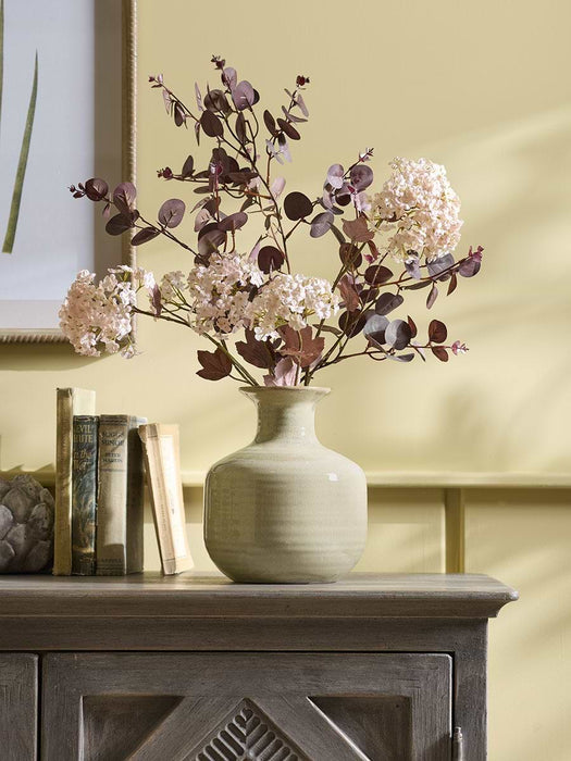 Brindle Reactive Glaze Bottle Vase