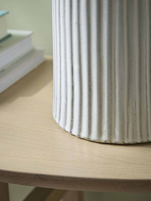Striped Glazed Bottle Vase