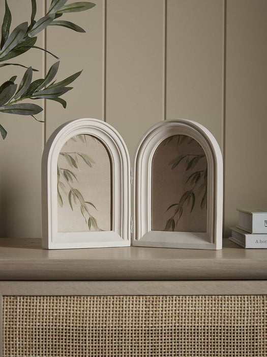 Double Arch Hinged Photo Frame