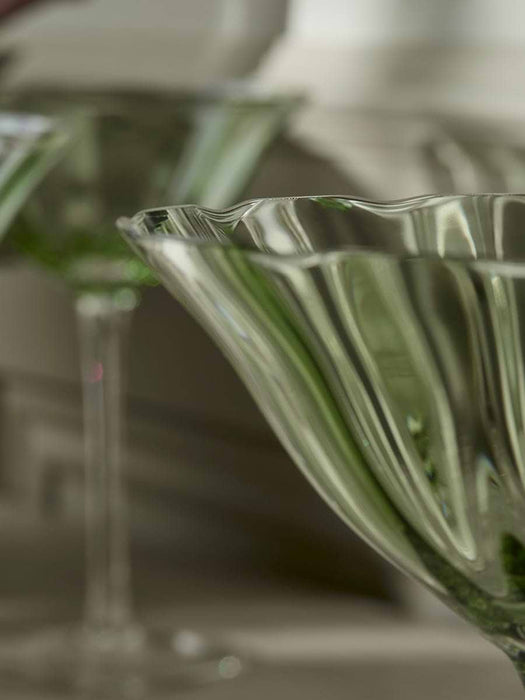 Four Petal Champagne Coupes
