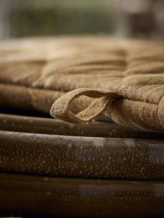 Single Oven Glove - Olive Print