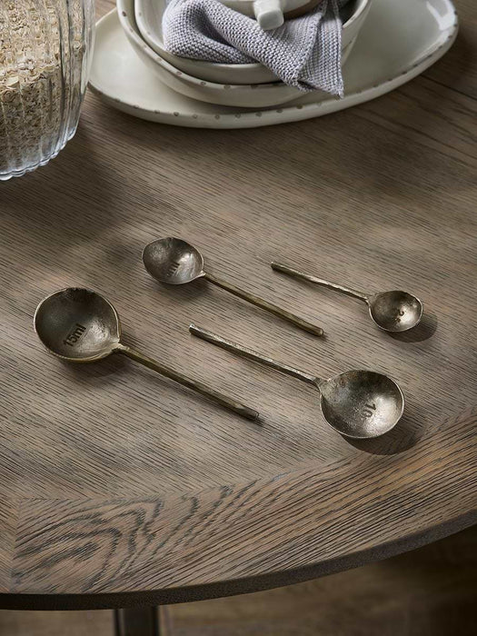 Four Forged Measuring Spoons