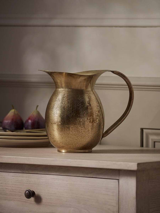 Golden Metal Jug Vase
