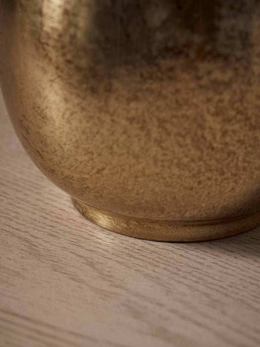 Golden Metal Jug Vase
