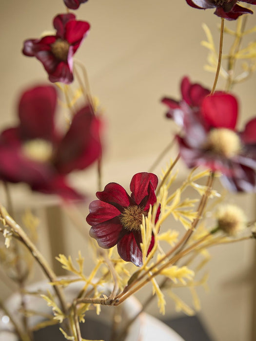 Three Faux Cosmos Sprays - Burgundy