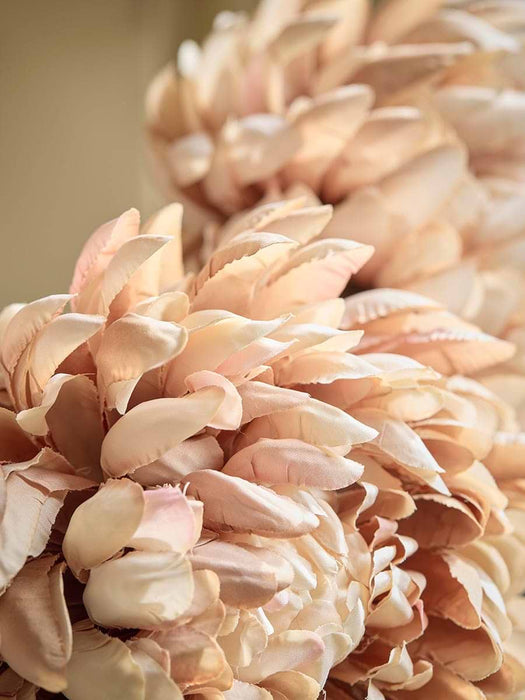 Three Sumptuous Faux Chrysanthemum Stems - Mocha