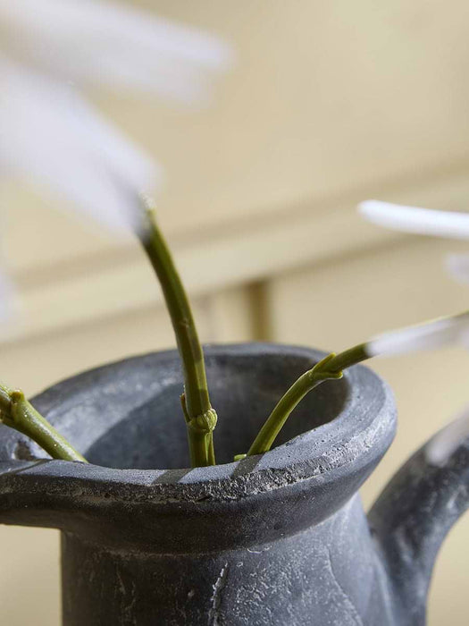 Three Faux Chrysanthemum Stems - Cream