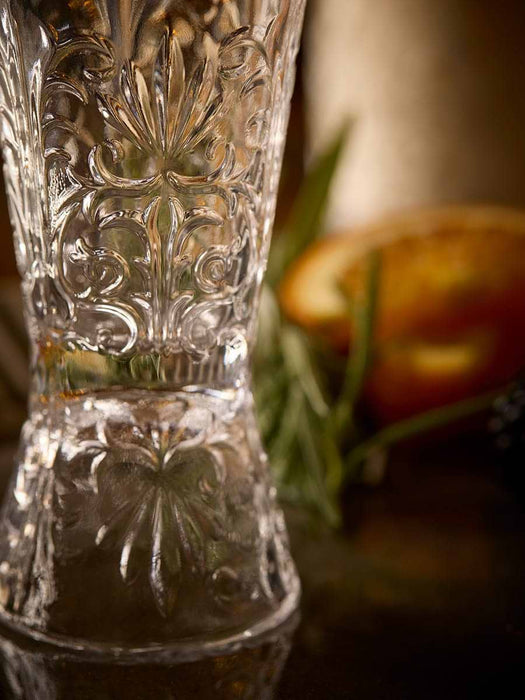 Filigree Glass Jigger