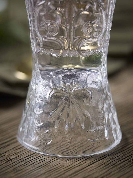 Filigree Glass Jigger