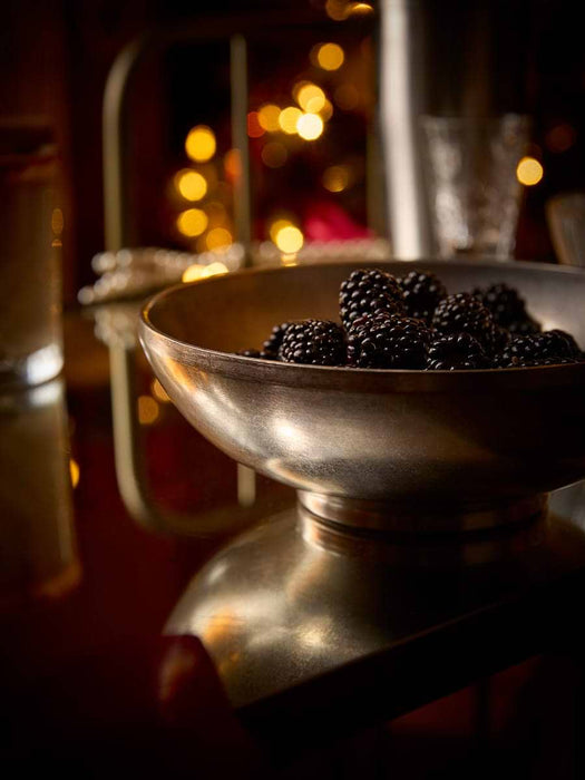Vintage Style Steel Serving Bowl