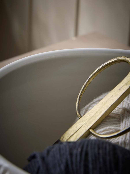Textured Dash Ceramic Bowl