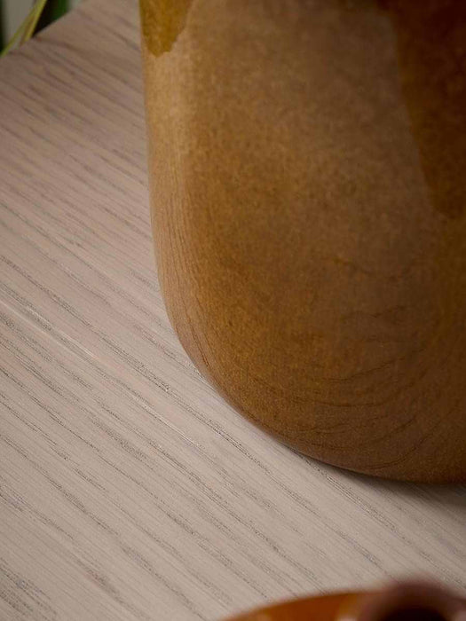 Three Glazed Vases - Burnt Orange