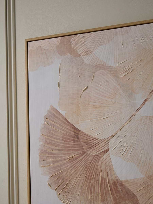 Gingko Leaves Framed Canvas
