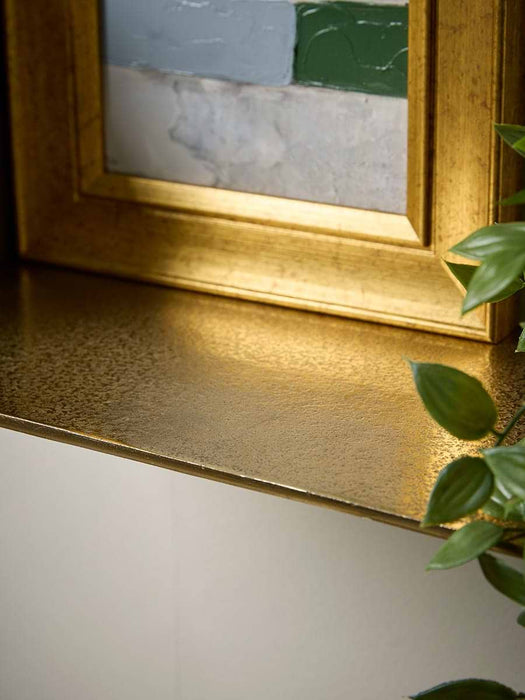 Statement Box Display Shelf - Gold finish