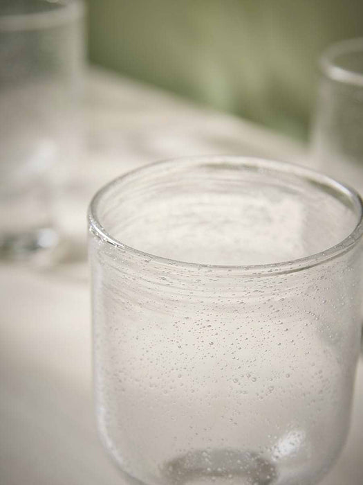 Four Bubble Drinking Glasses