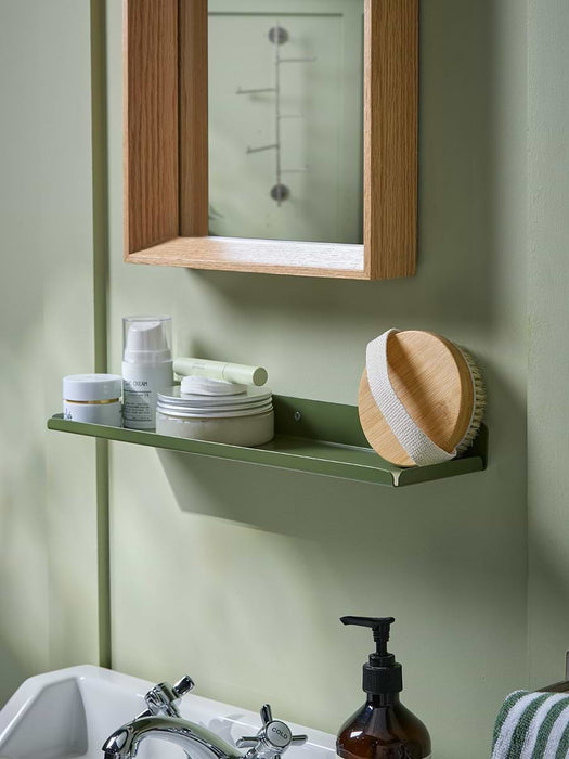 Slimline Metal Shelf - Green