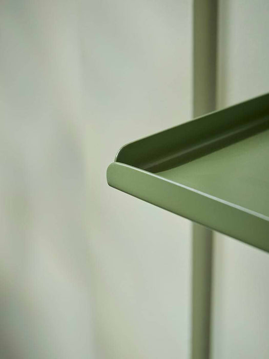 Slimline Metal Shelf - Green