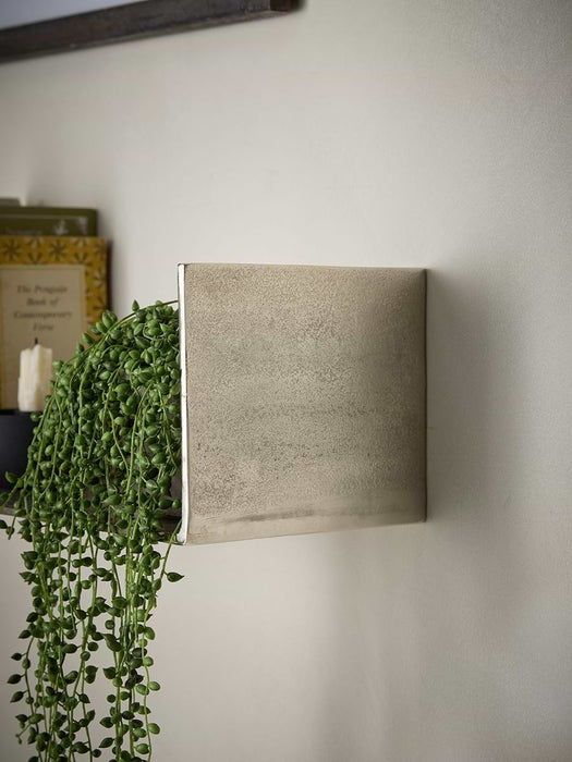 Statement Box Display Shelf - Silver finish