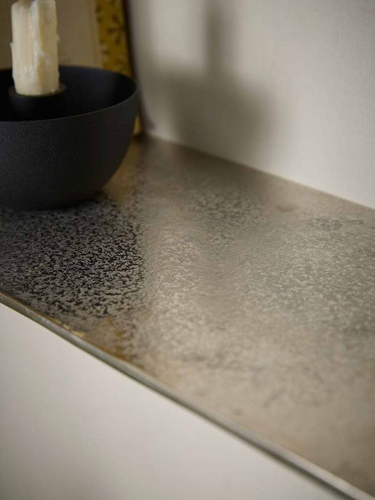 Statement Box Display Shelf - Silver finish