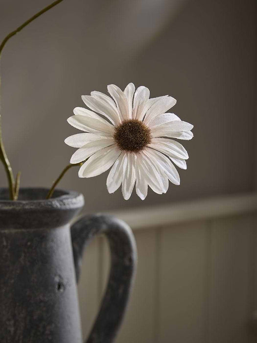 Faux Daisy Spray - Soft Peach