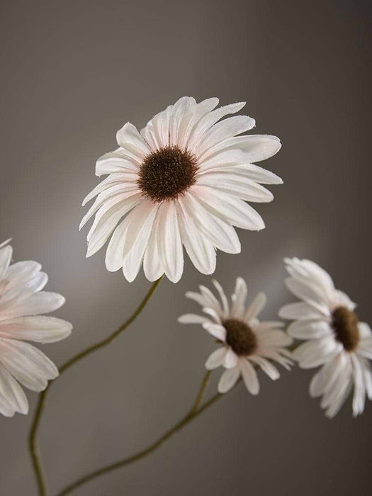 Faux Daisy Spray - Soft Peach
