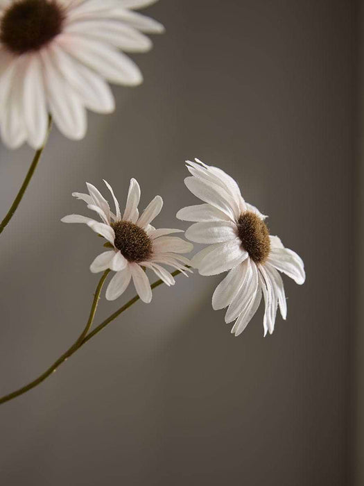Faux Daisy Spray - Soft Peach