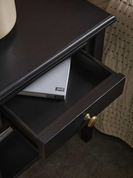Camille Bedside Table - Black