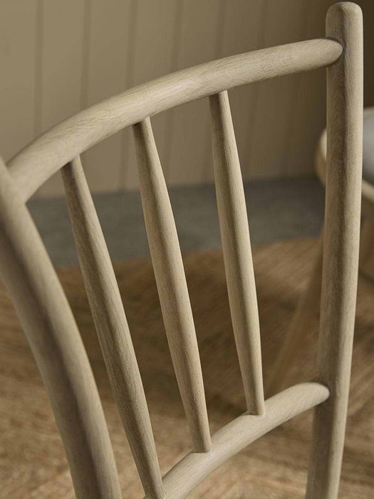 Spindle Back Wooden Dining Chair - Set of 2