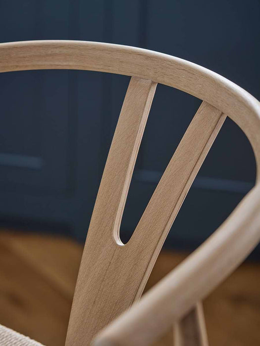 Oak Bow Back Counter Stool
