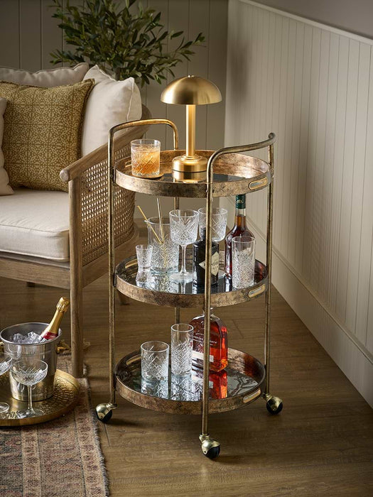 Deco Brass Rechargeable Table Lamp