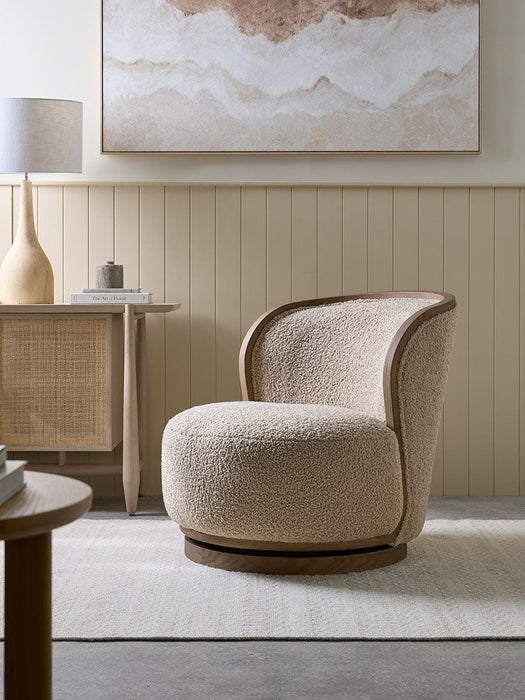 Swivel Teddy Occasional Chair